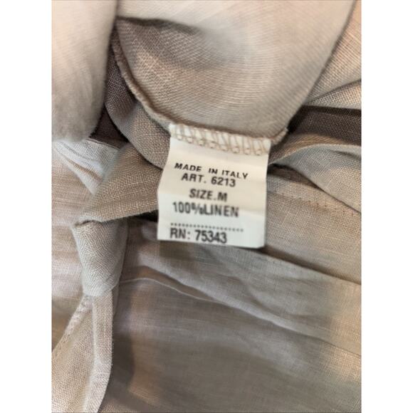 Alessia Pacini Linen Cardigan Wrap Size Medium Made In Italy - Picture 12 of 13